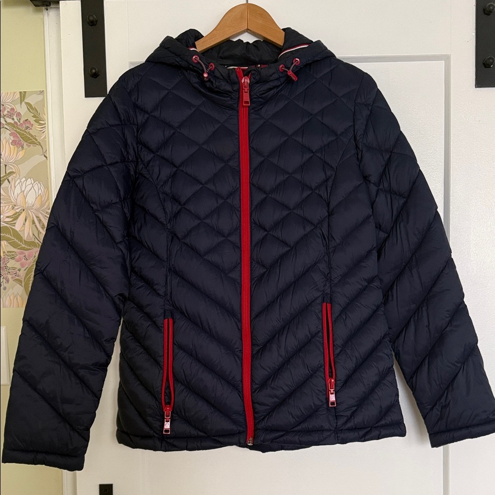 Tommy Hilfiger Navy and Red Ski Jacket